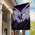 Custom Melbourne Storm Garden Flag Lightning Warrior Polynesia Islander Rugby Mascot