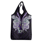 Custom Melbourne Storm Grocery Bag Lightning Warrior Polynesia Islander Rugby Mascot