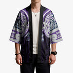 Custom Melbourne Storm Kimono Lightning Warrior Polynesia Islander Rugby Mascot