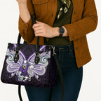 Custom Melbourne Storm Leather Bag Lightning Warrior Polynesia Islander Rugby Mascot