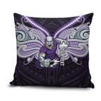Custom Melbourne Storm Pillow Cover Lightning Warrior Polynesia Islander Rugby Mascot