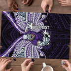 Custom Melbourne Storm Puzzle Lightning Warrior Polynesia Islander Rugby Mascot
