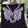Custom Melbourne Storm Quilt Lightning Warrior Polynesia Islander Rugby Mascot