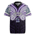 Custom Melbourne Storm Rugby Jersey Lightning Warrior Polynesia Islander Rugby Mascot