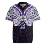 Custom Melbourne Storm Rugby Jersey Lightning Warrior Polynesia Islander Rugby Mascot