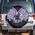 Custom Melbourne Storm Spare Tire Cover Lightning Warrior Polynesia Islander Rugby Mascot
