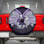 Custom Melbourne Storm Spare Tire Cover Lightning Warrior Polynesia Islander Rugby Mascot