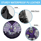 Custom Melbourne Storm Spare Tire Cover Lightning Warrior Polynesia Islander Rugby Mascot