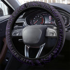 Melbourne Storm Steering Wheel Cover Lightning Warrior Polynesia Islander Rugby Mascot