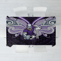 Custom Melbourne Storm Tablecloth Lightning Warrior Polynesia Islander Rugby Mascot
