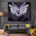Custom Melbourne Storm Tapestry Lightning Warrior Polynesia Islander Rugby Mascot