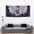 Custom Melbourne Storm Tapestry Lightning Warrior Polynesia Islander Rugby Mascot