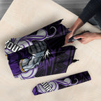 Custom Melbourne Storm Umbrella Lightning Warrior Polynesia Islander Rugby Mascot