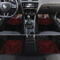 Custom Penrith Panthers Car Mats Black Panther Warrior Polynesia Islander Rugby Mascot