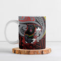Custom Penrith Panthers Ceramic Mug Black Panther Warrior Polynesia Islander Rugby Mascot