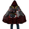 Custom Penrith Panthers Cloak Black Panther Warrior Polynesia Islander Rugby Mascot