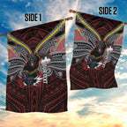 Custom Penrith Panthers Garden Flag Black Panther Warrior Polynesia Islander Rugby Mascot