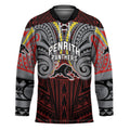 Custom Penrith Panthers Hockey Jersey Black Panther Warrior Polynesia Islander Rugby Mascot