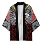 Custom Penrith Panthers Kimono Black Panther Warrior Polynesia Islander Rugby Mascot