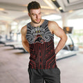 Custom Penrith Panthers Men Tank Top Black Panther Warrior Polynesia Islander Rugby Mascot