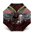 Custom Penrith Panthers Umbrella Black Panther Warrior Polynesia Islander Rugby Mascot