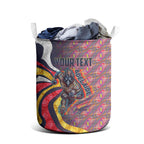 Personalised Adelaide Crows Laundry Basket Trippy Psychedelic Abstract Art Mascot Football Fans