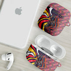 Personalised Adelaide Crows AirPods Case Trippy Psychedelic Abstract Art Mascot Football Fans