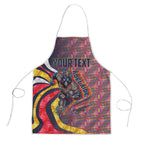 Personalised Adelaide Crows Apron Trippy Psychedelic Abstract Art Mascot Football Fans