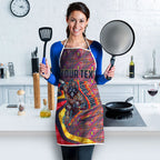 Personalised Adelaide Crows Apron Trippy Psychedelic Abstract Art Mascot Football Fans