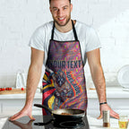 Personalised Adelaide Crows Apron Trippy Psychedelic Abstract Art Mascot Football Fans