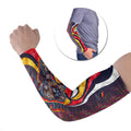 Personalised Adelaide Crows Arm Sleeves Trippy Psychedelic Abstract Art Mascot Football Fans