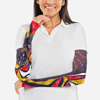 Personalised Adelaide Crows Arm Sleeves Trippy Psychedelic Abstract Art Mascot Football Fans
