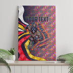 Personalised Adelaide Crows Canvas Wall Art Trippy Psychedelic Abstract Art Mascot Football Fans