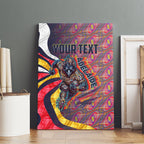 Personalised Adelaide Crows Canvas Wall Art Trippy Psychedelic Abstract Art Mascot Football Fans