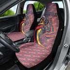 Personalised Adelaide Crows Car Seat Cover Trippy Psychedelic Abstract Art Mascot Football Fans