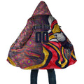 Personalised Adelaide Crows Cloak Trippy Psychedelic Abstract Art Mascot Football Fans