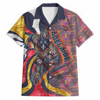 Personalised Adelaide Crows Hawaiian Shirt Trippy Psychedelic Abstract Art Mascot Football Fans