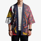 Personalised Adelaide Crows Kimono Trippy Psychedelic Abstract Art Mascot Football Fans