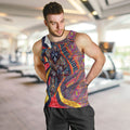 Personalised Adelaide Crows Men Tank Top Trippy Psychedelic Abstract Art Mascot Football Fans
