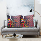 Personalised Adelaide Crows Pillow Cover Trippy Psychedelic Abstract Art Mascot Football Fans