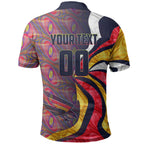 Personalised Adelaide Crows Polo Shirt Trippy Psychedelic Abstract Art Mascot Football Fans