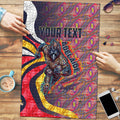 Personalised Adelaide Crows Puzzle Trippy Psychedelic Abstract Art Mascot Football Fans