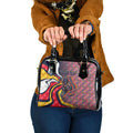 Personalised Adelaide Crows Shoulder Handbag Trippy Psychedelic Abstract Art Mascot Football Fans
