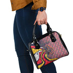 Personalised Adelaide Crows Shoulder Handbag Trippy Psychedelic Abstract Art Mascot Football Fans