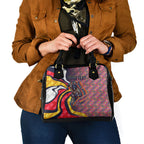 Personalised Adelaide Crows Shoulder Handbag Trippy Psychedelic Abstract Art Mascot Football Fans