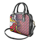 Personalised Adelaide Crows Shoulder Handbag Trippy Psychedelic Abstract Art Mascot Football Fans