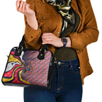 Personalised Adelaide Crows Shoulder Handbag Trippy Psychedelic Abstract Art Mascot Football Fans
