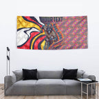 Personalised Adelaide Crows Tapestry Trippy Psychedelic Abstract Art Mascot Football Fans
