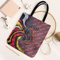 Personalised Adelaide Crows Tote Bag Trippy Psychedelic Abstract Art Mascot Football Fans