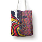 Personalised Adelaide Crows Tote Bag Trippy Psychedelic Abstract Art Mascot Football Fans